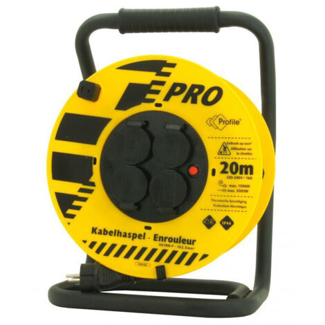 PROFILE - Enrouleur chantier 4 prises 3Gx2.5 PCN466 20m (1/3)
