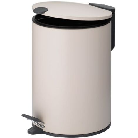 POUBELLE 3L MATS 23CM METALBEIGEN KELA - 23619 (1/2)