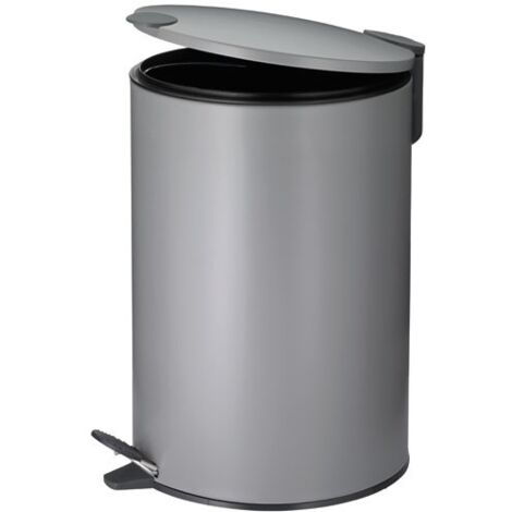 POUBELLE 12L MATS 38CM METALGRIS CLAIRN KELA - 10640 (1/4)