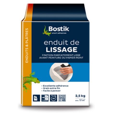 ENDUIT LISSAGE POUDRE 2.5KG BOSTIK BOSTIK - 30604301 (1/4)