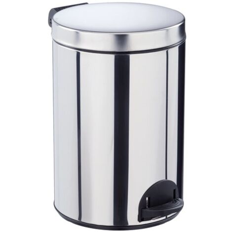POUBELLE ELORA 14L INOX ROSSIGNOL - 90266 (1/3)