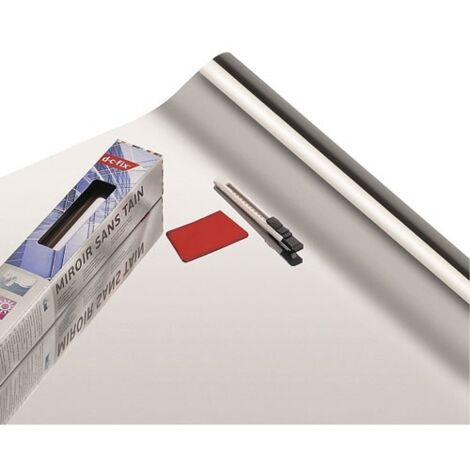 ADHESIF MIROIR SANS TAIN 150 X 90 CM D-C-FIX - F3395050 (1/5)