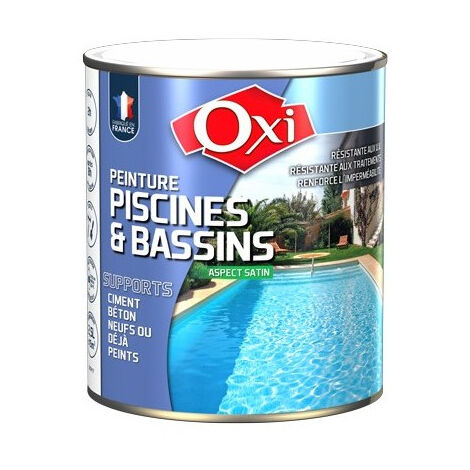 PEINT.PISCINE SOLVANTEE 2.5L BLANC OXI - OXSPPIP2.5BL