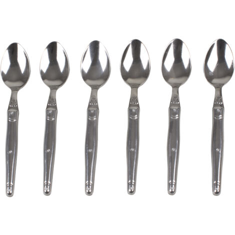 COFFRET 6 CUILLERES CAFE LAGUIOLE INOX FR JEAN DUBOST - L0060301L06018