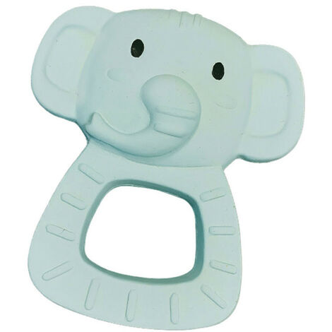 SES Tiny Talents Teething Toy Eli Elephant 100 Natural Rub 13163