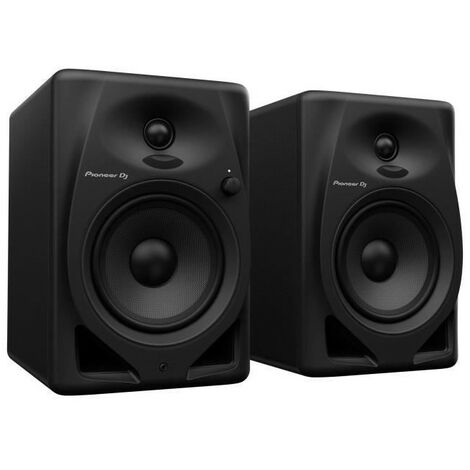 Paire d'enceintes de monitoring Pioneer DJ DM-50D - Bass Reflex - 2x25W - Mode DJ ou Production - Noir