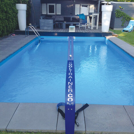 Kit d'entraînement nautique pour piscine – Compatible tous bassins – Installation rapide – Acier inoxydable et revêtement résistant – Water Clip