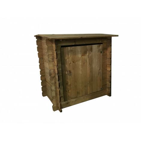 Abri de piscine en bois traité classe IV – Protection filtration – Double ouverture – Résistant aux intempéries – Water Clip
