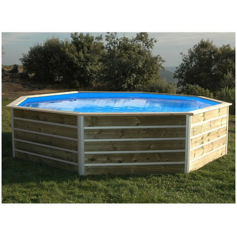 PISCINE BOIS BOHOL WATERCLIP 20146 Ø460 x94 cm BOIS (1/5)