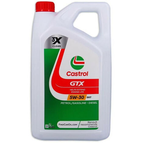 Huile moteur - CASTROL - GTX 5W-30 RN17 - 5L