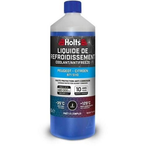 Liquide de Refroidissement - HOLTS - HAFR0001B - Dédié Peugeot-Citroën B71 5110 1L