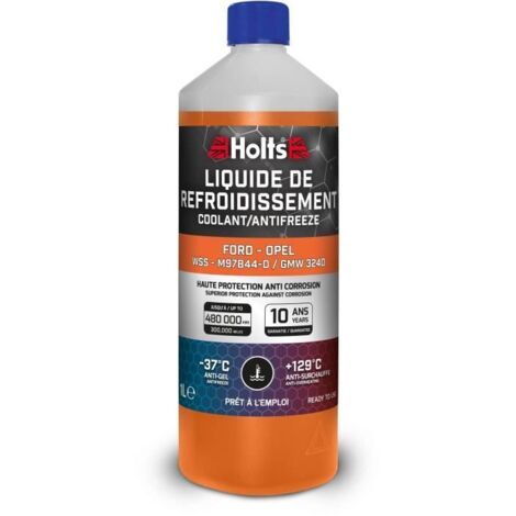 LIQUIDE DE REFROIDISSEMENT - HOLTS - HAFR0009B - DÉDIÉ FORD OPEL WSS - M97B44-D GMW 3240 1L