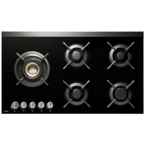 Asko HG8953BGB1 plaque à gaz noire 90 cm (1/5)
