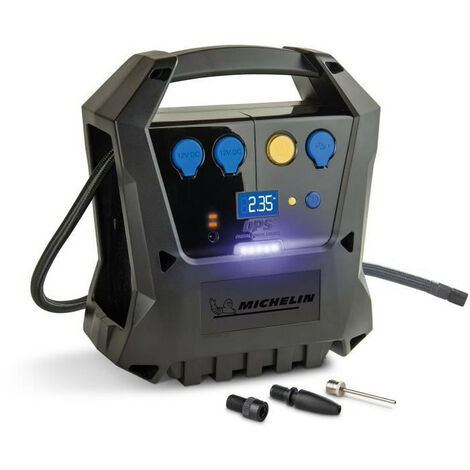 Michelin – Compresseur sans fil rechargeable 6,9 Bar – Pression 100 PSI – Débit d'air élevé – Moteur performant pour chantiers exigeants