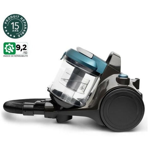 Aspirateur sans sac HKoeNIG - Triple A - Filtre HEPA 12 - 2,5L - Noir