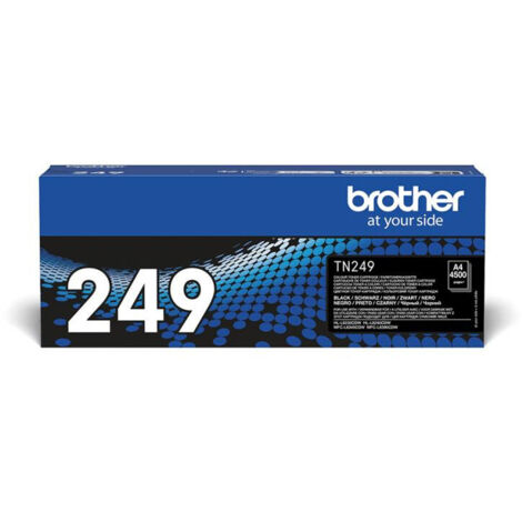 Toner noir trés haute capacité Brother TN249BK - 4500 pages