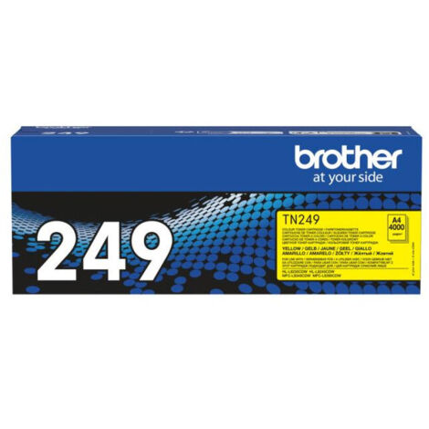 Toner jaune trés haute capacité - BROTHER - TN249Y - 4000 pages