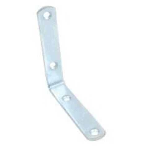 Equerre chaise 40x40mm épaisseur 2mm zingué blanc JARDINIER MASSARD J505112 (1/2)