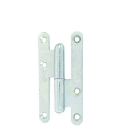 Paumelle droite bois LOUTRE SEDAN 160x80 mm bouts ronds zingué JARDINIER MASSARD J530920