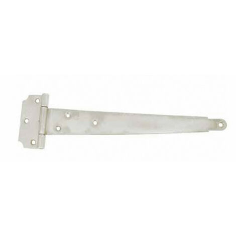 Penture anglaise légère épaisseur 20 10 longueur 600mm zingué blanc JARDINIER MASSARD J624099
