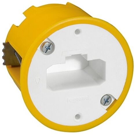 Legrand – Boîtier de protection pour prise électrique – Installation en encastré – Profondeur 40mm – Thermoplastique pour chantiers humides (1/5)