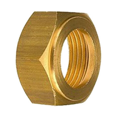 Ecrou à collet battu 33 42 32 laiton GARIS D02020B