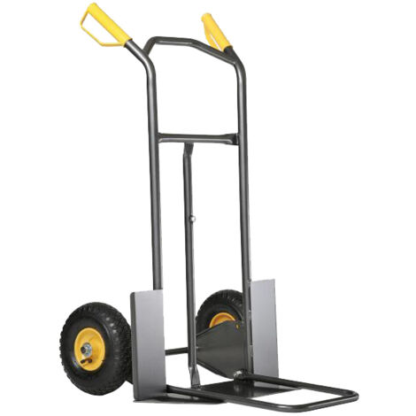 Haemmerlin – Diable travaux lourds ROLLAX® 946 G – Charge maximale 300 kg – Structure en tube peint – 2 roues – Pelle rabattable 420 x 326 mm (1/10)
