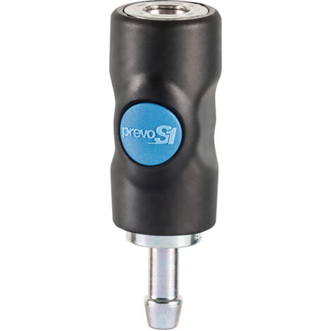Prevost – Raccord pour compresseur D 8mm – Corps composite renforcé – Débit 833 l/min sous 6 bar – Pression nominale 12 bar