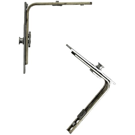Ferco – Verrouillage équerre inférieur pour fenêtre oscillo-battante – Acier Ferguard argent – Sécurité renforcée – 6240620001 - AD 113-2
