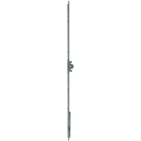 Ferco – Crémone inverseur monobloc JET 15 mm – Mécanisme de pêne verrouillage – Finition argent anticorrosion – Installation rapide et précise - G-13797-28-4-1