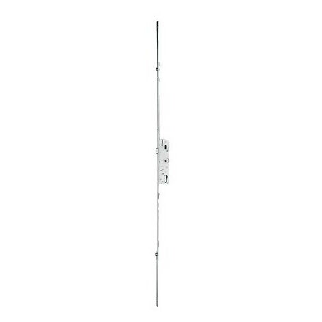 Ferco – Crémone barillet multipoints 980mm – Mécanisme à relevage avec galets latéraux – Pour porte-fenêtres mono-vantail – Métal zingué - G-24759-22-L-1