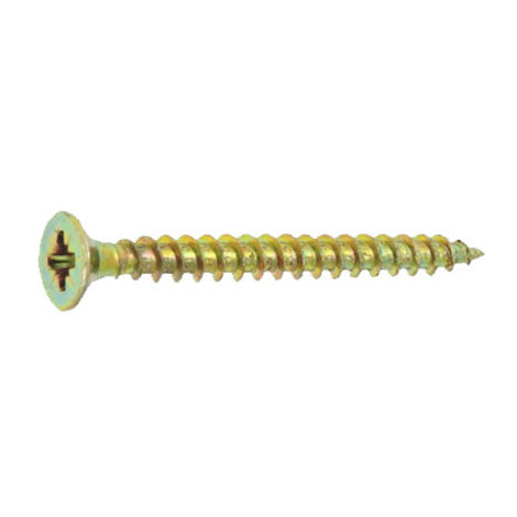 Vis à bois agglomérés tête fraisée Pozidrive acier zingué 3X12 boîte de 500 ULTIMA 10130012
