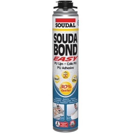 Soudal – Mousse polyuréthane expansive 750ml pour collage durable – Haute adhérence pour supports irréguliers – 121734 (1/5)