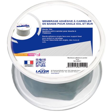 Membrane adhésive angle ISOTANCHE 10m x 8cm LAZER 290351 (1/4)
