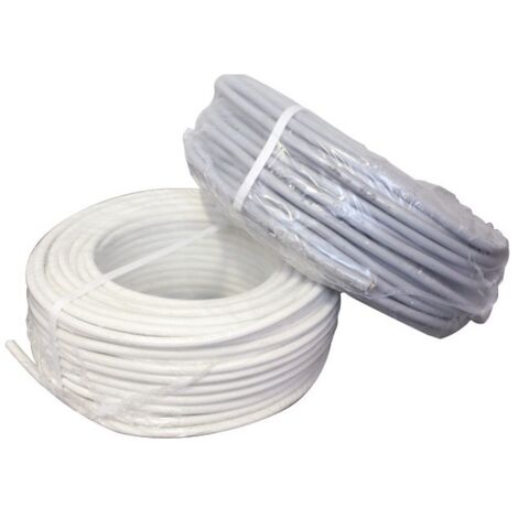 Câble souple HO5 VV-F NOTRE SELECTION 2 x 1,5 mm² 50 m blanc