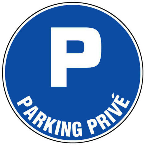 Panneaux d’obligations ronds 300mm ''Parking privé'' - NOVAP - 4060446
