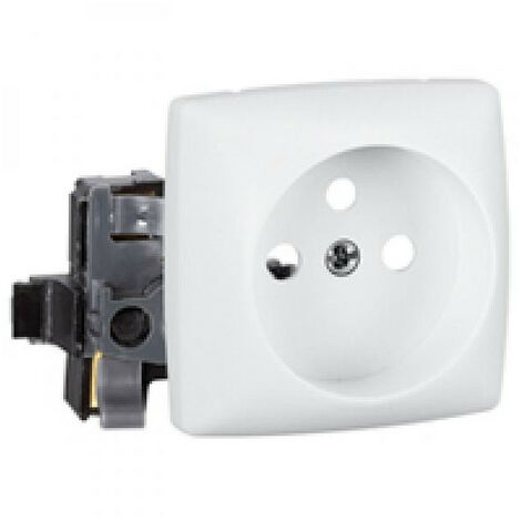 Legrand – Prise de courant composable 2P+T – Indice de protection IP31 – Matériau thermoplastique – Fixation par encliquetage – 86127