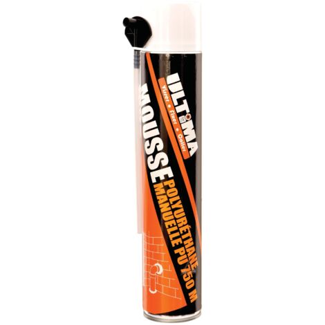 Mousse polyuréthane aérosol manuelle 750 ml ULTIMA 16090 (1/2)