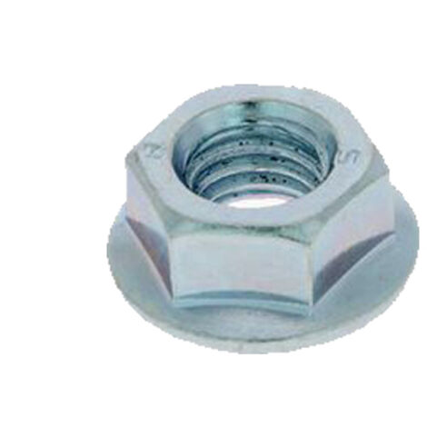 Écrous à embase crantée acier zingué blanc classe 8.8 M10 boite de 100 Ultima AFB692310 (1/3)