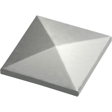 Couvre-poteau en acier brut 100mm – Accessoire pour poteau – Fixation par soudure – Résistant à la corrosion – Finition moderne – Combi Arialdo