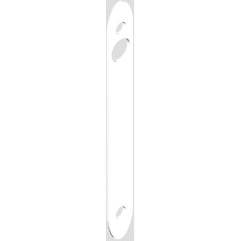 Platine pour poignée 5149 ou 5150 laqué blanc RAL9010 - LA CROISEE DS - DS6764-036