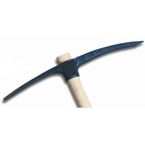 Pioche de terrassier 2,5kg pour travaux lourds – Acier forgé avec pointe trempée – Œil rond 48mm – SKU 454 – Mercier