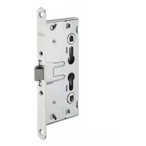 Thirard – Serrure encastrable pour porte d'intérieur de chaufferie – Coffre acier zingué – Entr'axe 72 mm – Pêne acier – Réversible