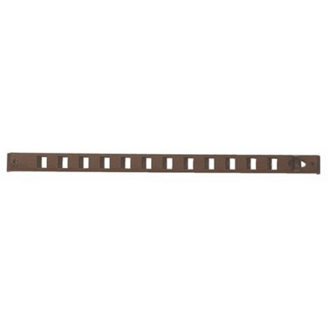 Renson – Grille aération VMC 375x22mm – Système à glissière pour réglage débit d'air – Installation facile – 485203