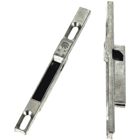 Ferco – Gâche pour crémone à visser coulissant – Entraxe 80mm – Dimensions 110x9x4.5mm – Pour châssis coulissants – E129080001F