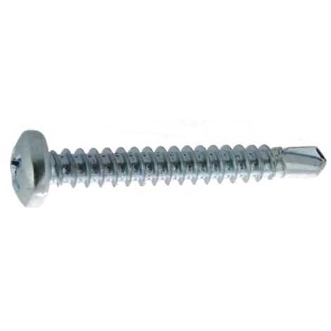 Vis auto perceuse à tête cylindrique crantée PH zingué DIN 7504 N 4,2 22mm boîte de 500 ULTIMA AFB7504MH4222 (1/2)