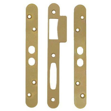 Jeu de gâche pour serrure à larder série 5700 plates bout rond - VACHETTE - 16634000