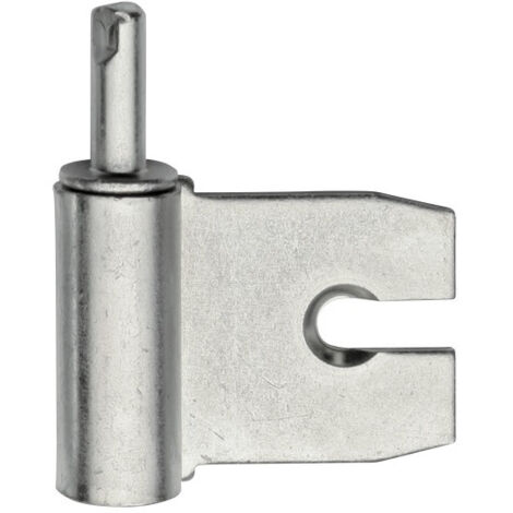 Lame universelle mâle pour huisserie métallique droite 35x43mm – Acier zingué – Fixation rapide et solide – 789081 – Mermier (1/3)