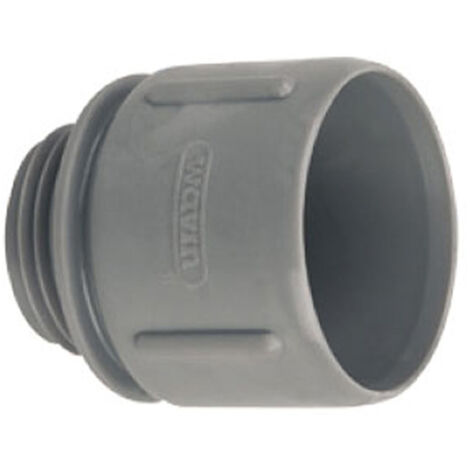 Manchette VIS PVC double Femelle adaptable pour bouchon D32 WAVIN 3027801 (1/2)