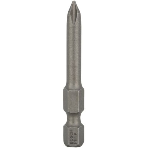 Embouts Phillips Bosch Professional PH1 49 mm tige hex 1/4" pack de 3 (1/4)